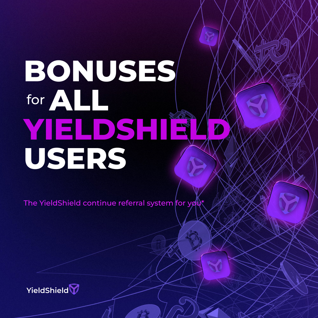 Hi from the YieldShield team! We have good news! Yieldshield decided to continue our referral system for you! Read more here⬇️ yieldshield.medium.com/bonuses-for-al…