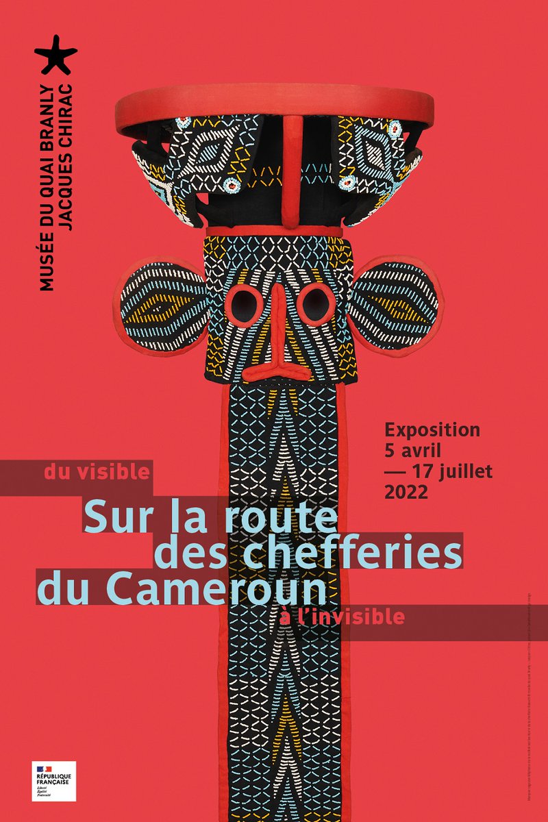 #VivreLaCulture | Partez "Sur la route des chefferies du Cameroun" avec l’exposition du <a href="/quaibranly/">musée du quai Branly - Jacques Chirac</a> et découvrez leur patrimoine historique : architecture, forge, créations perlées, sculpture sur bois, production textile, danses…
Jusqu’au 17 juillet 👉 fcld.ly/vburme0