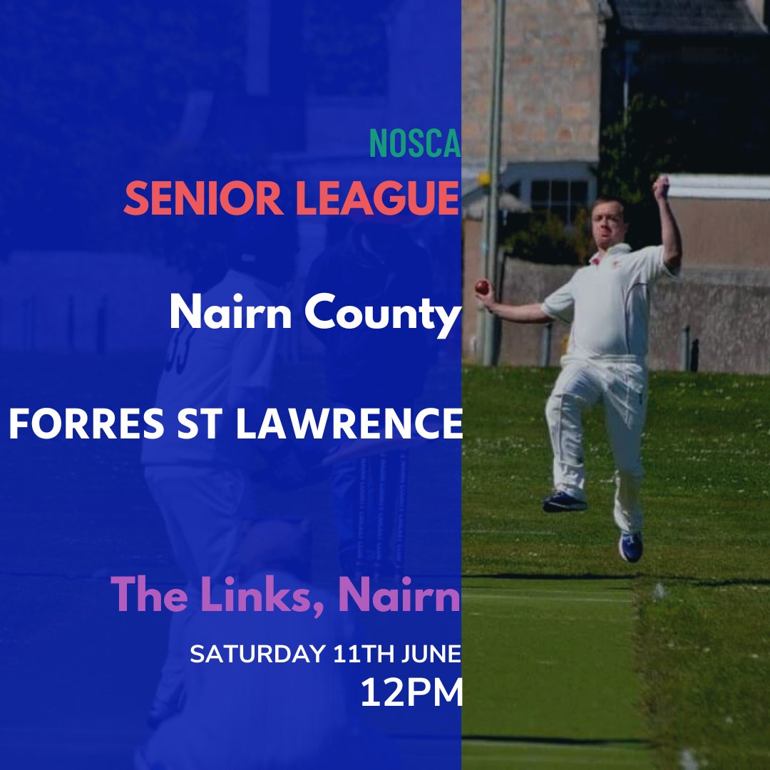 Forres St. Lawrence Cricket Club on Twitter "☀️GAME DAY☀️ We make our