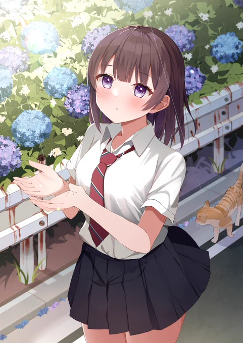 無表情なJKを笑顔にしたい 19
「雨……………?」 