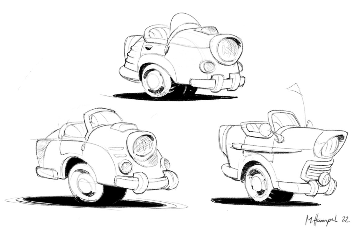 a few more tooncar-thingy concepts, I maybe use for other shiny-material studies. Which one is your favorite? 