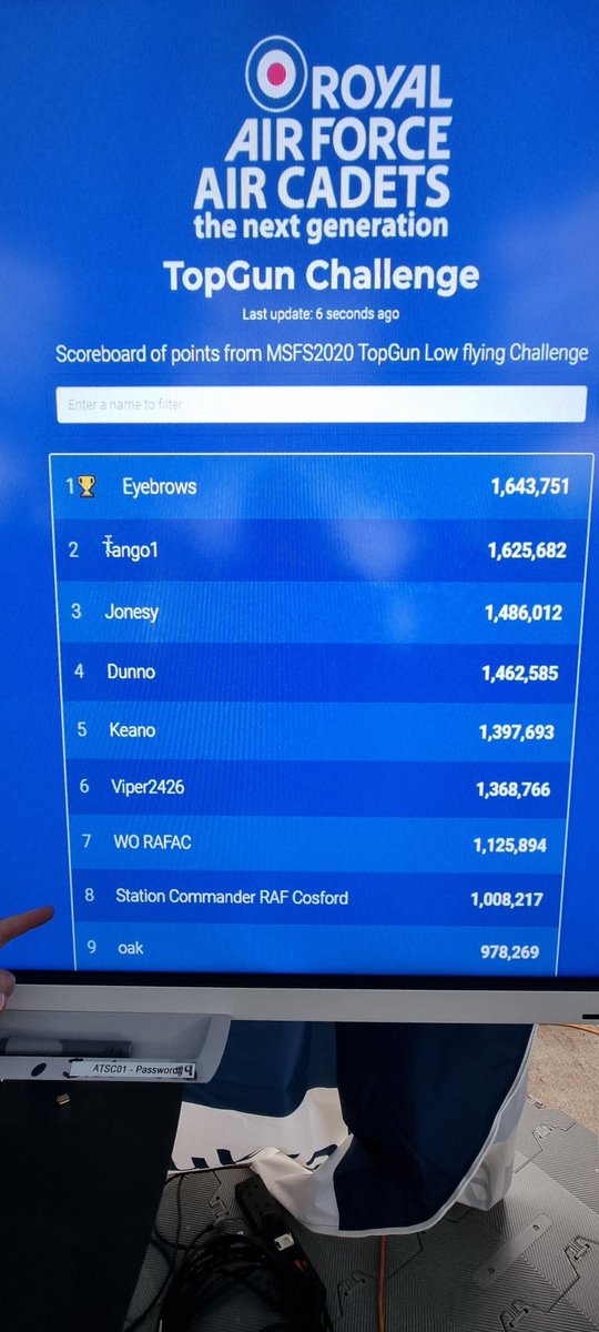 RAF Cosford (@raf_cosford) on Twitter photo If you are visiting the <a href="/cosfordairshow/">RAF Cosford Air Show</a> make sure you visit the <a href="/aircadets/">RAF Air Cadets</a> and have a go on their wonderful array of flight simulators. Surely, everyone can beat the Station Commander's score. 😁 If you are visiting the <a href="/cosfordairshow/">RAF Cosford Air Show</a> make sure you visit the <a href="/aircadets/">RAF Air Cadets</a> and have a go on their wonderful array of flight simulators. Surely, everyone can beat the Station Commander's score. 😁