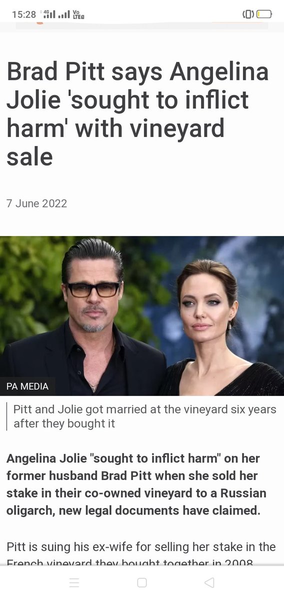 After #JohnnyDeppAmberHeardTrial  another Hollywood Husband #BradPitt will sue his wife #AngelinaJolie for damages. No doubt that the win of #JohnnyDepp against #AmberHeard will inspire more husbnads to raise their voice against their abusive and violent partners.
#TheBrokenNews