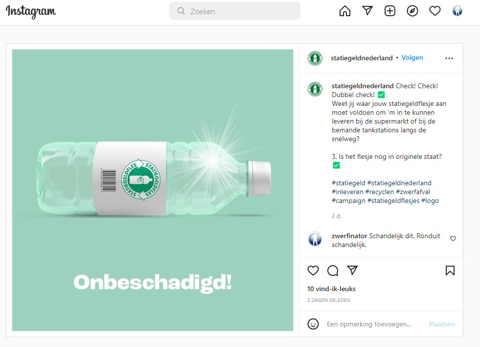 Zwerfinator (@zwerfinator) on Twitter photo SCHANDELIJK. Deze week riep #Statiegeld Nederland weer op social media dat een plastic flesje onbeschadigd moet worden ingeleverd. Het is roof. Het is fraude. Het is ondermijnend. Hup <a href="/vivianneheijnen/">Vivianne Heijnen</a>, pak ze aan, neem de regie over!
<a href="/Kauthar_/">Kauthar Bouchallikht</a> <a href="/kassa_bnnvara/">Kassa</a> SCHANDELIJK. Deze week riep #Statiegeld Nederland weer op social media dat een plastic flesje onbeschadigd moet worden ingeleverd. Het is roof. Het is fraude. Het is ondermijnend. Hup <a href="/vivianneheijnen/">Vivianne Heijnen</a>, pak ze aan, neem de regie over!
<a href="/Kauthar_/">Kauthar Bouchallikht</a> <a href="/kassa_bnnvara/">Kassa</a>