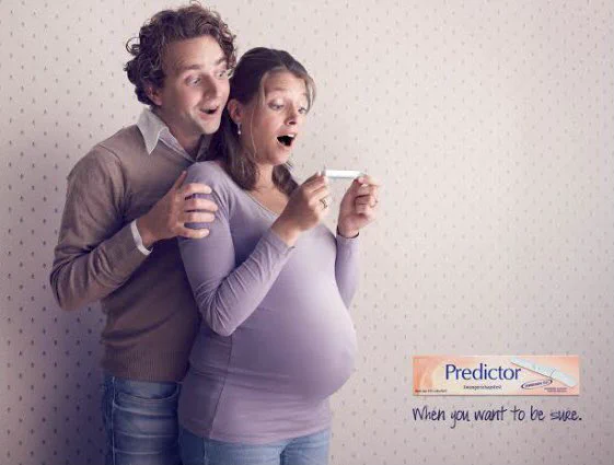 気付くのおっそ！！ww妊娠検査薬の広告に映る妊婦の姿がどう見ても妊娠後期ww