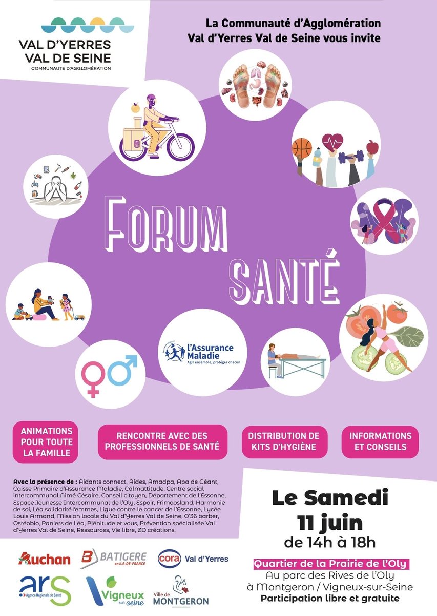 Aujourd'hui on vous attend a Vigneux /Montgeron pour les infos qu il vous faut sur votre santé. 
A partir de 14h à la Prairie de l Oly.
Votre MSS APA de géant  sera la !!!
On compte sur vous

@life.dkt @__filinho @quentinr6s @audejacquemard <a href="/leagrl/">alhea hernandez</a> @bellou91 @julie_mlt_eapa