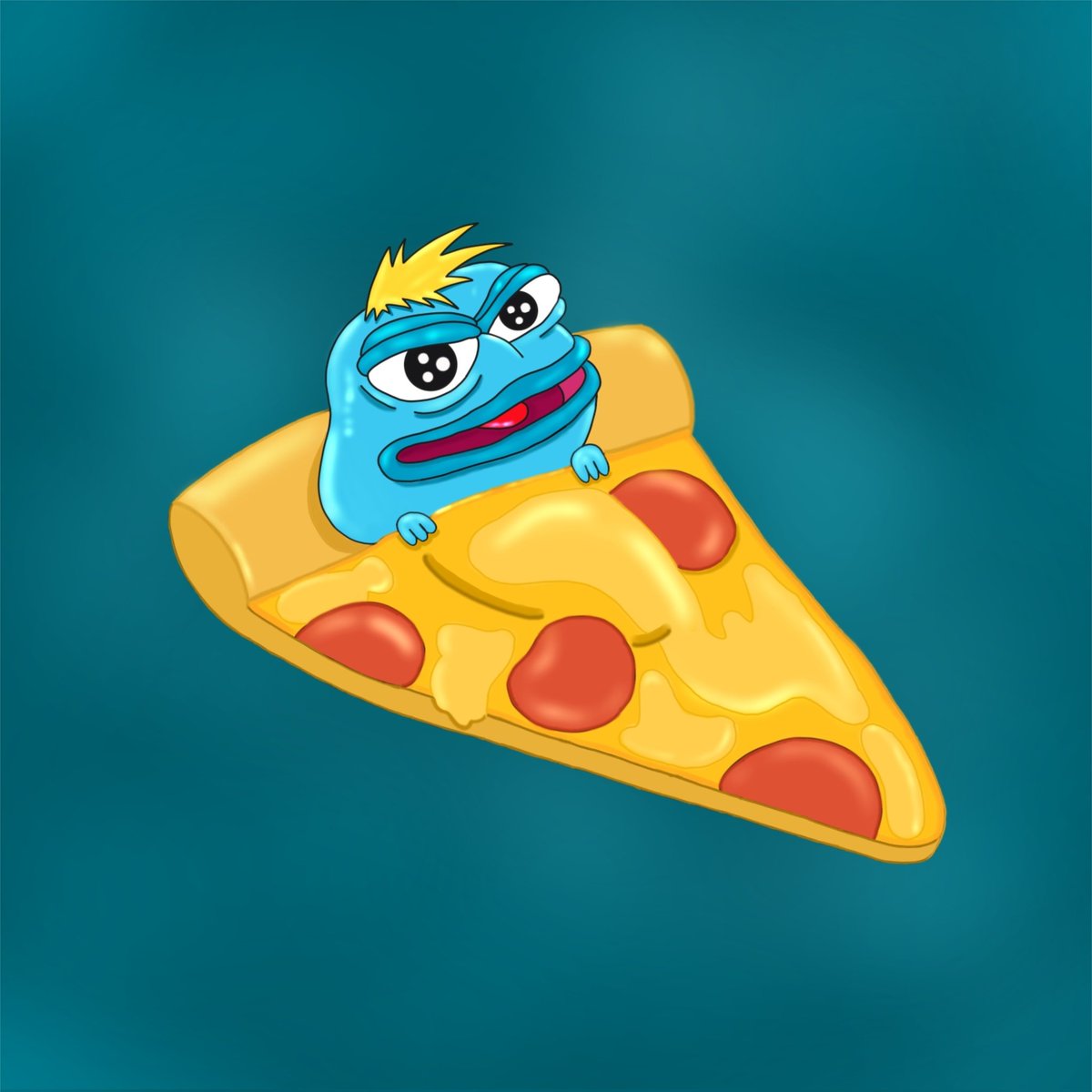 DonaldDNFT's tweet photo. New collection 
PEPE STAY HERE #1
Pizza kub (Made by @DonaldDNFT)

https://t.co/HAZUWXk3pZ

Hope you like my work @jaggedsoft
#pepe #FrogFam #pepethefrog #nft #NFTs #NFTTHAILAND #NFTCommunity https://t.co/PneRCea6y1