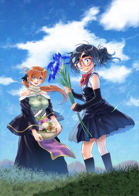 【藍ある世界】
※複製原画に使用したイラストです。ツリーに現物写真載せておきます。
※詳細、購入はBOOTHさんのページからお願いします。
https://t.co/qpAXhXXWiG 