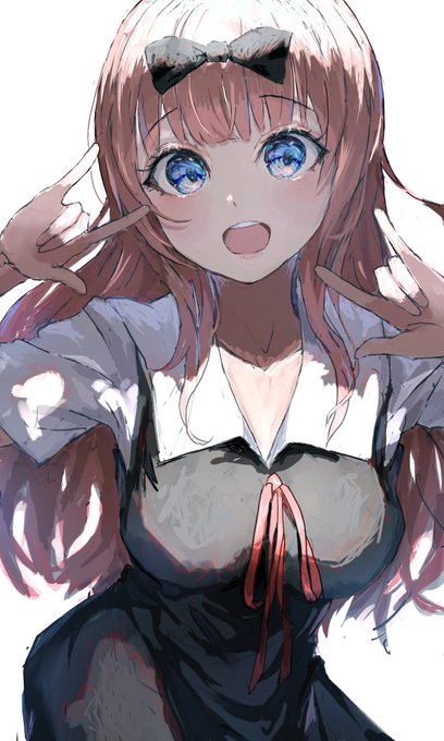 藤原千花のtwitterイラスト作品