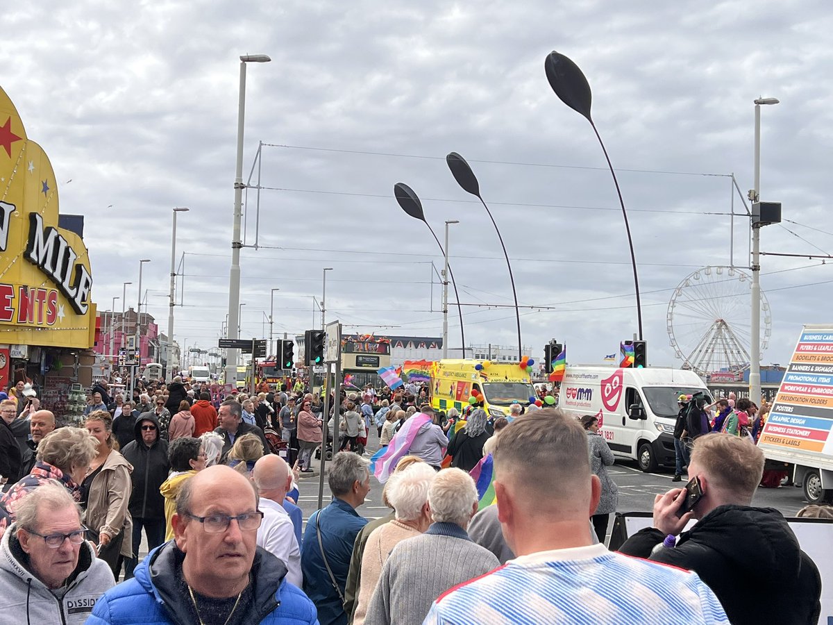 oscardebird's tweet photo. #prideblackpool2022 https://t.co/JnPZwAuK3h