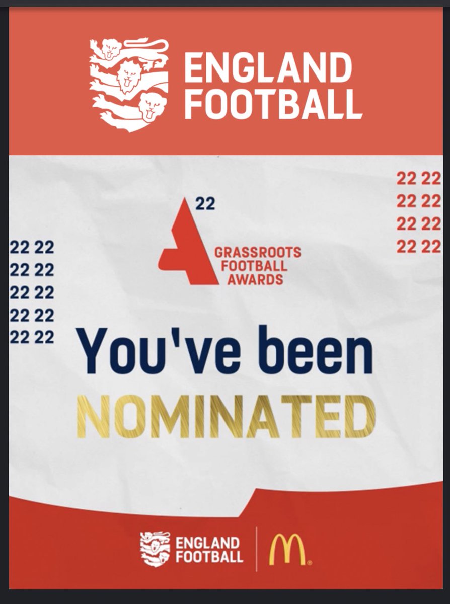 🙌🏻🤩💙🤍

“Congratulations, you’ve been nominated for an England Football and McDonald’s Grassroots Football Award”

#OurClubOurWay #COYW #Grassroots #Bolton #AFCBurndenPark #Westhoughton #Lostock #Blackrod #Horwich