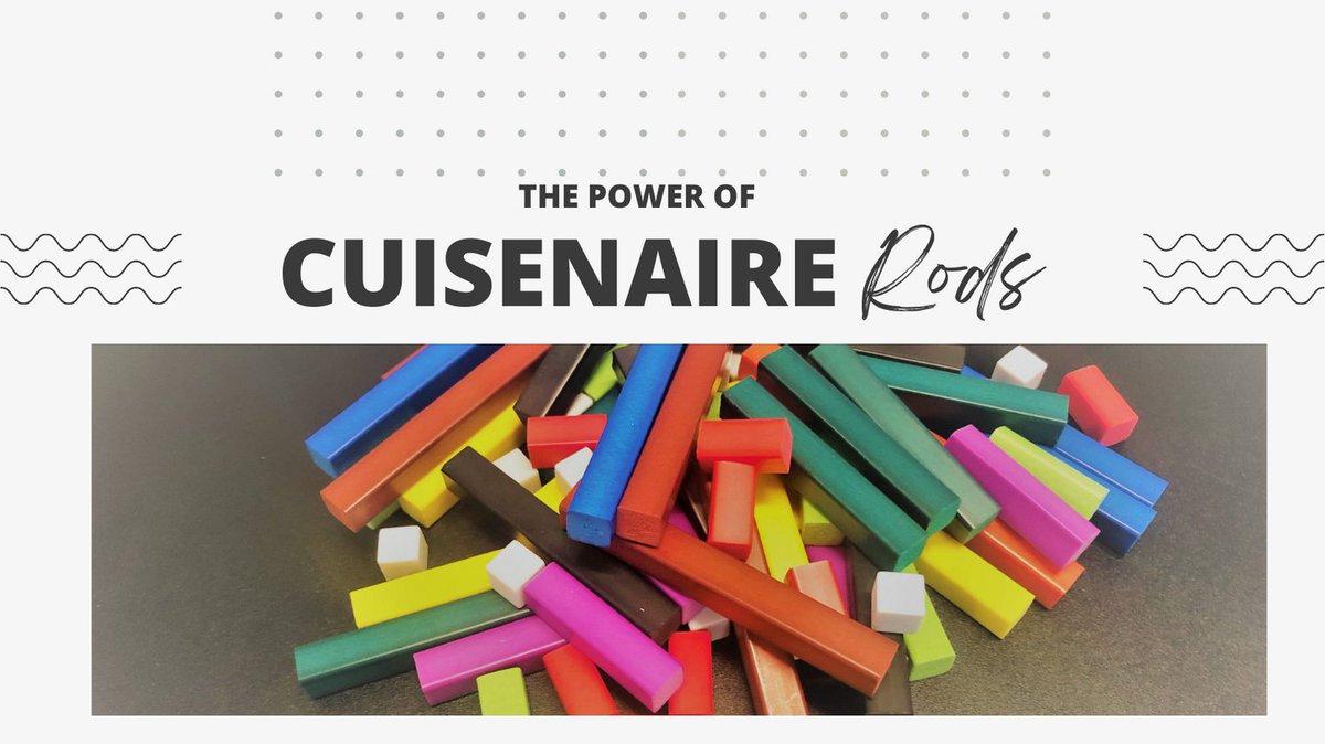 rochellemcd76's tweet photo. Cuisenaire rods are such a powerful tool for Ss in the classroom. This year I have come to love them when looking at operations, number sense, problem solving, fractions, games... so much we can use them for! #buildingthinkers #getthemthinking @GPCSD https://t.co/pQ8Au7mhMk