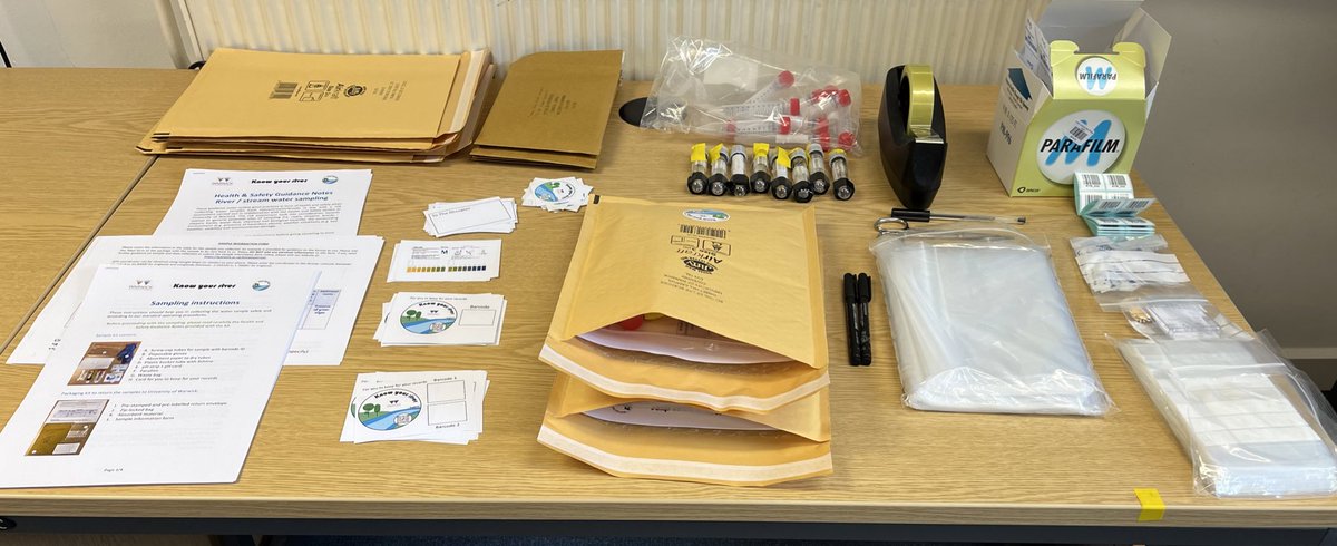 More sampling kits are ready! Request a kit at warwick.ac.uk/knowyourriver and help understanding #riverpollution and #AMR
