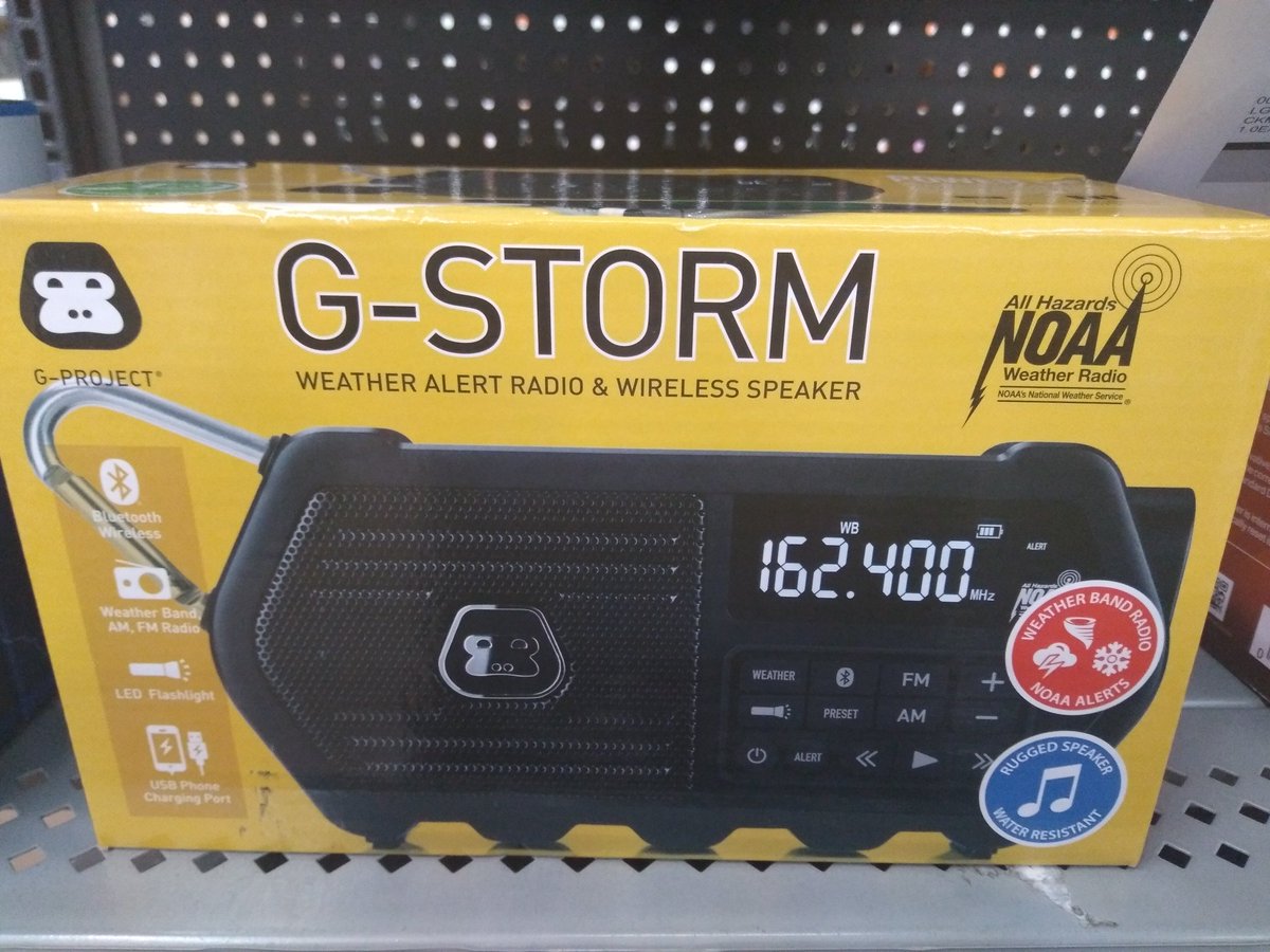supporthechase's tweet photo. Seen these new weather radios @Walmart  from #Gproject #Gstorm 
Has alot of features. 
Only for low 34.00  
#weatheraware #weatherradio 
@NOAA #WeatherUpdates 
#supportthechase #TeamMsc 
@WTVAWeather @WCBIWEATHER 
@NWSMemphis @NWSJacksonMS https://t.co/ToJfcM1ISP