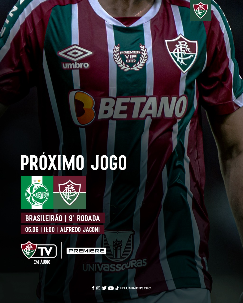 core Credential large Fluminense F.C. on Twitter: "O próximo confronto do #TimeDeGuerreiros é contra o Juventude, pelo @Brasileirao! O jogo é às 11h, no domingo, no Estádio Alfredo Jaconi. https://t.co/0Gl0rLNi8C" / Twitter core Credential large Fluminense F.C. on Twitter: "O próximo confronto do #TimeDeGuerreiros é contra o Juventude, pelo @Brasileirao! O jogo é às 11h, no domingo, no Estádio Alfredo Jaconi. https://t.co/0Gl0rLNi8C" / Twitter