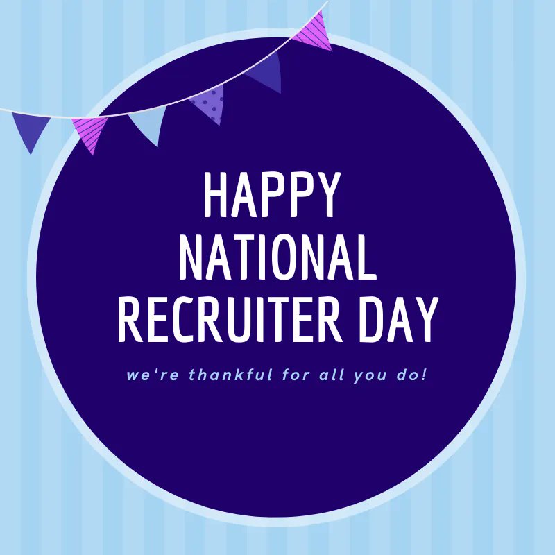 RelodeTweets's tweet image. We want to wish all recruiters out there a happy National Recruiter Day!
The passion, time, and hard work you dedicate to helping individuals find their next great opportunity is what helps make hiring better for everyone. We&apos;re so thankful for all you do!
#nationalrecruiterday