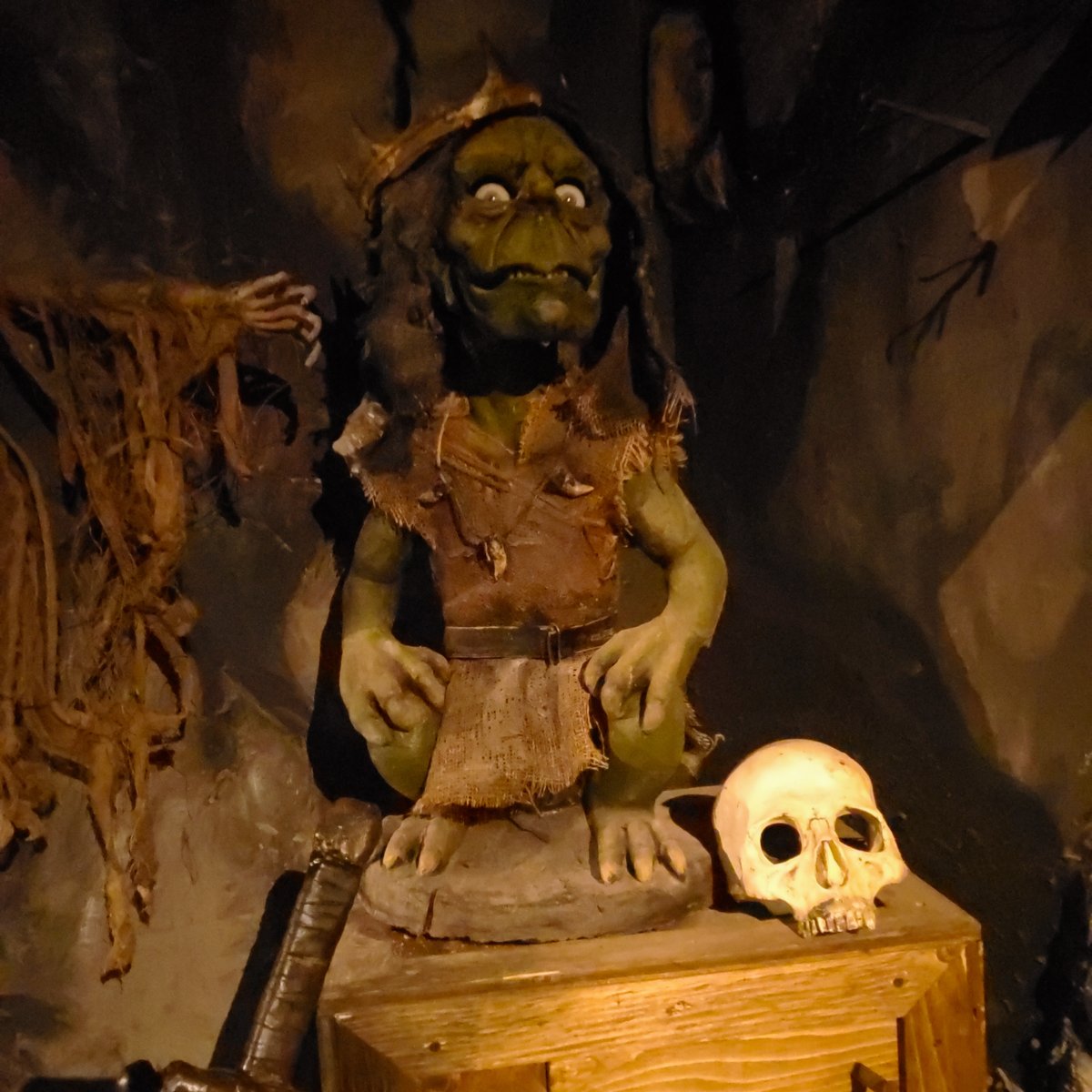 All hail the Goblin King! 
Make sure you say hi to him if you play Mindshaft.