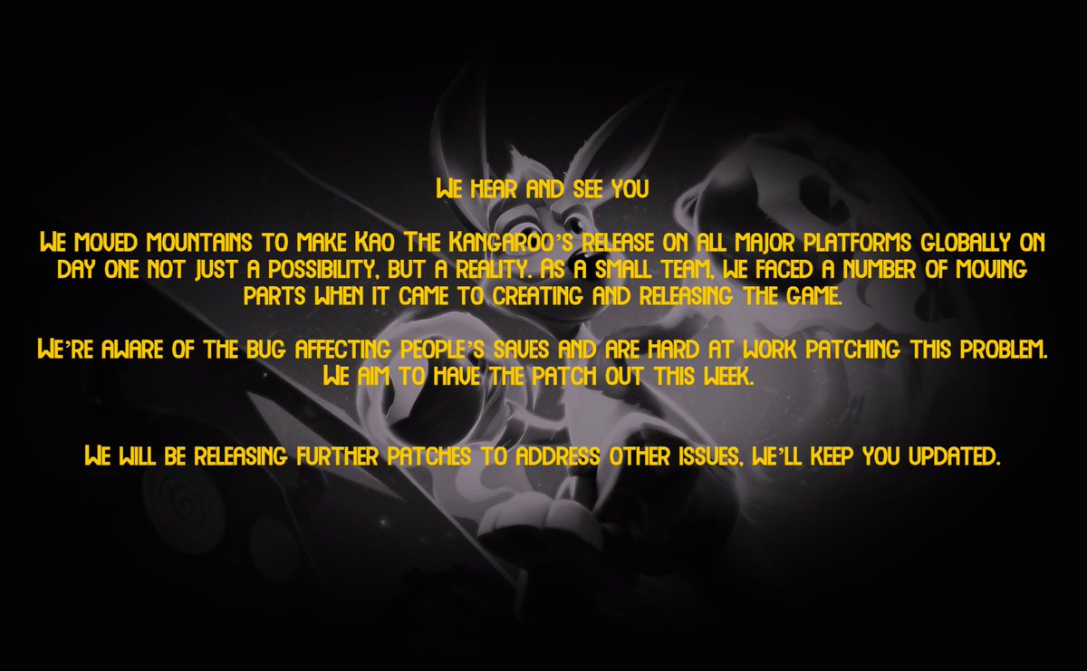 Kao The Kangaroo tweet media