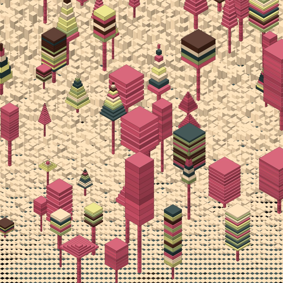 Trees🌲🌳
#creativecoding #generativeart