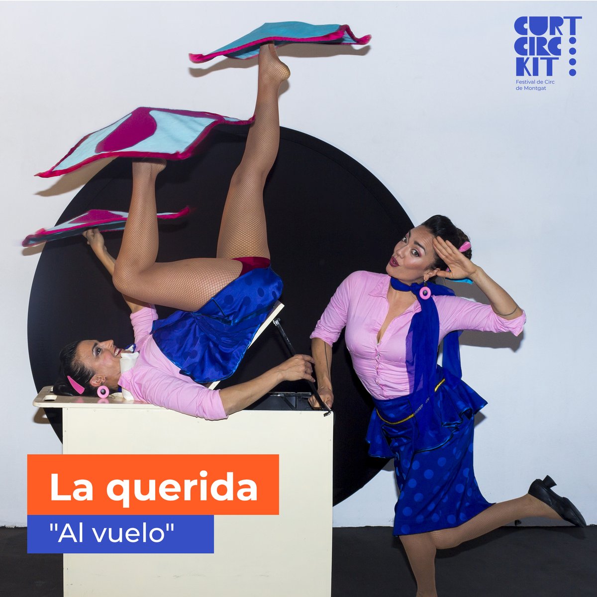 curtcirckit's tweet photo. Preparats per enlairar-vos amb la tripulació de La Querida Airlines? La diversió i els malabars estan assegurats! ✈️😂

📆 Diumenge 5 de juny
⏰ A les 18h⁠
📍al Parc del Tramvia
🎟️ Espectacle gratuït

#Curtcirckit22 #Festivaldecirc @Montgat 
https://t.co/fvqVSs8jES https://t.co/iA27VUZ5lf