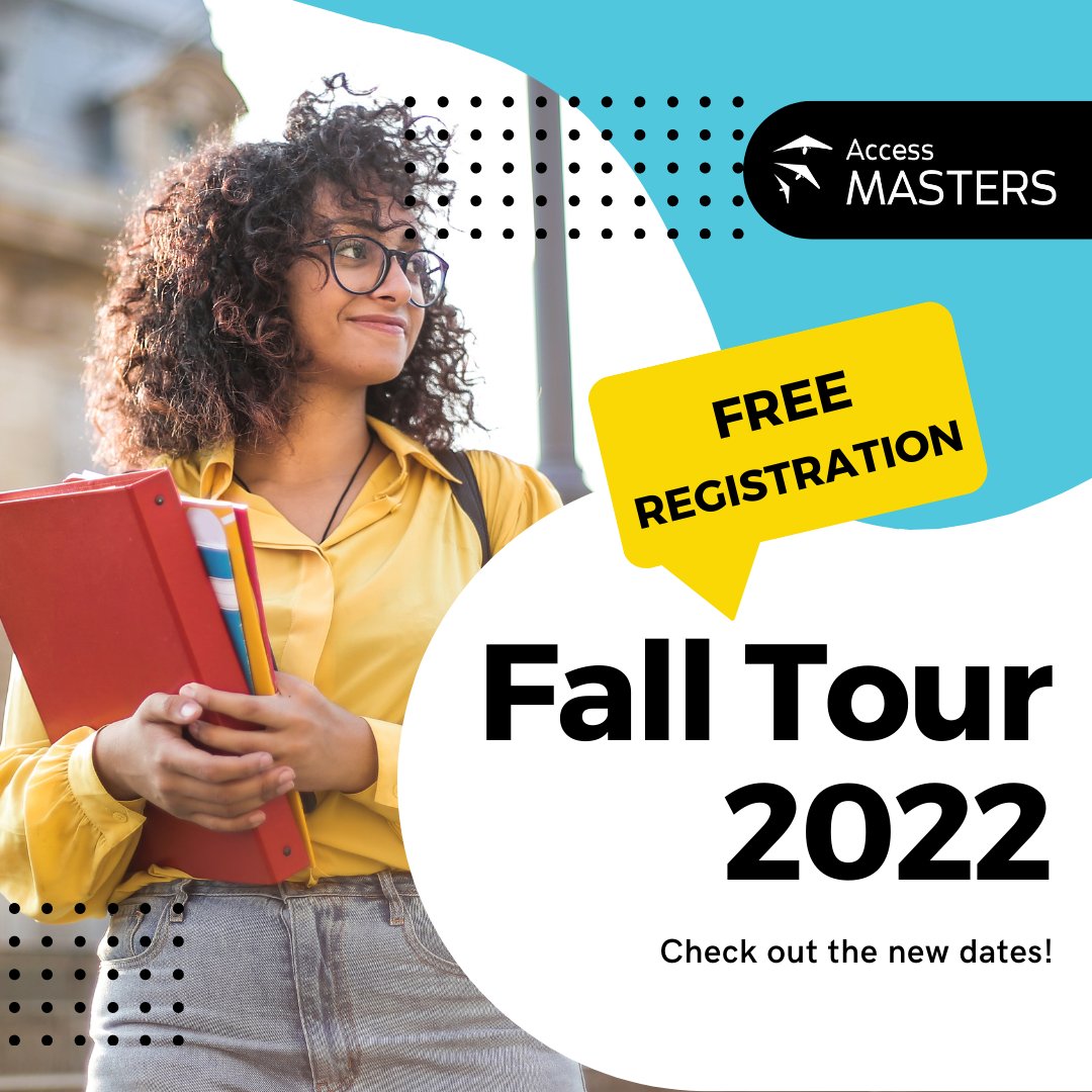 We're glad to announce that we're kicking off Access Masters events again this season! 🎉🎊 ✨ Don't miss this unique chance to interact with the representatives of your favourite schools from all around the World.  Check the dates ➡️ accessmasterstour.com/events