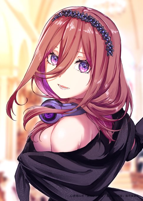 L◇X（おーきす）🍵9/6こみトレさんがTwitterに投稿した中野三玖(五等分の花嫁)のイラスト。