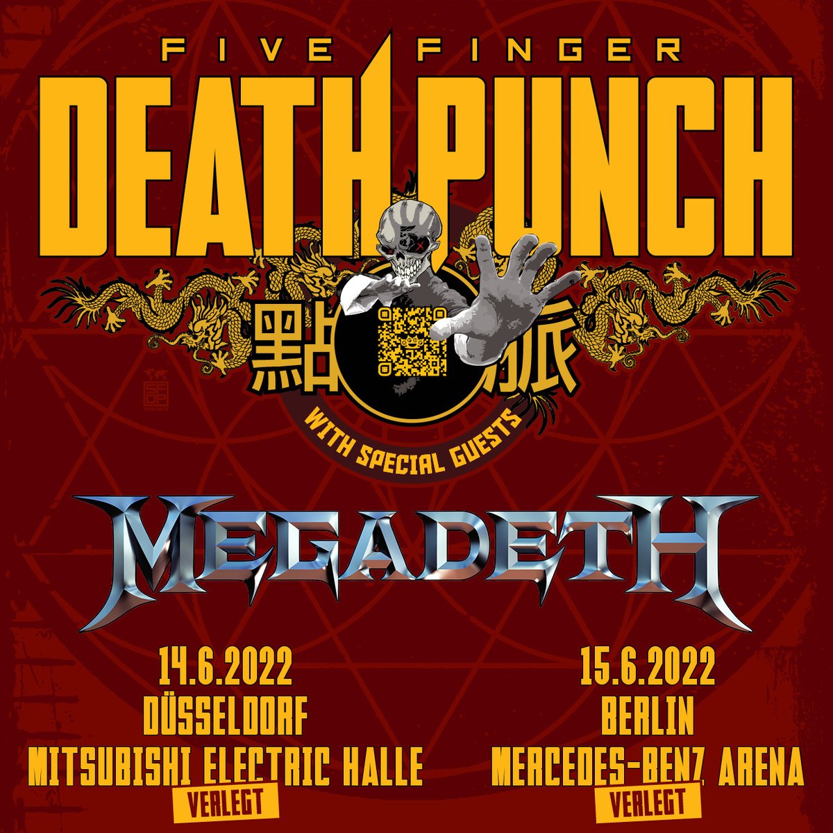LiveNationGSA's tweet photo. Neue Venues für die beiden Konzerte von Five Finger Death Punch und Megadeth im Juni!
Bereits im Vorverkauf erworbene Tickets behalten für die neuen Venues ihre Gültigkeit.

Weitere Tickets gibt es noch auf: https://t.co/9LLdmLiBN3 https://t.co/GtlkFf9US8