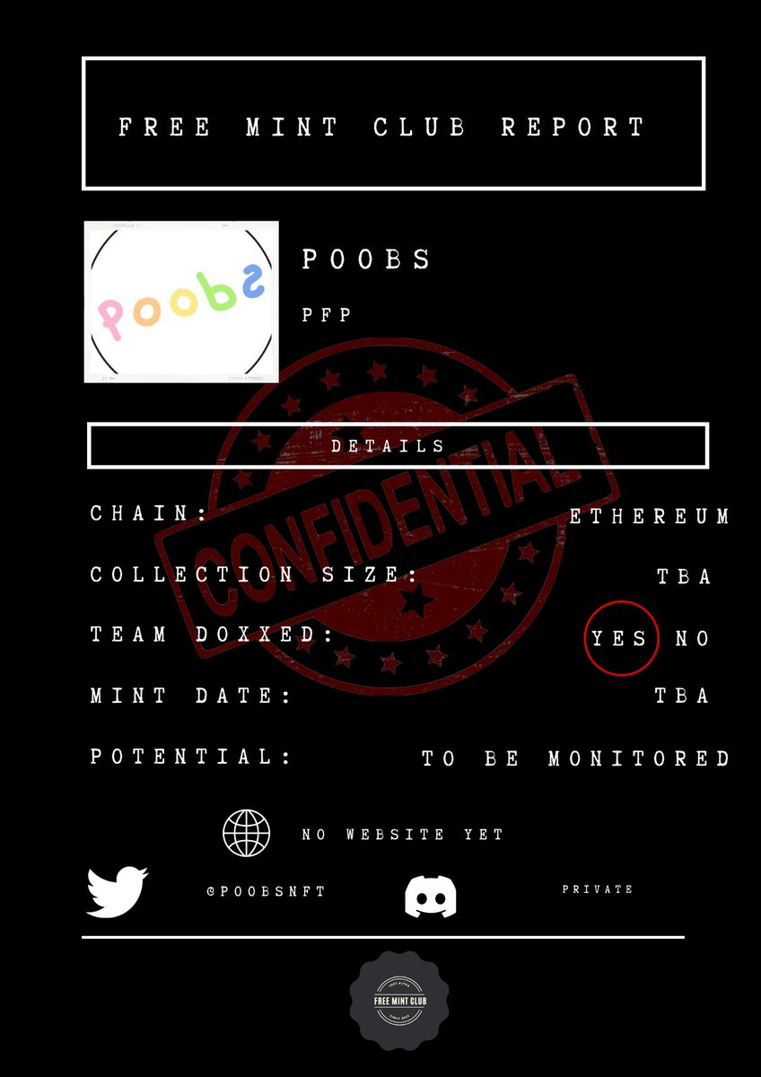 FreeMintclb's tweet photo. ⚠️⚠️⚠️FREE MINT ALERT ⚠️⚠️⚠️
🕵️‍♀️The detectives reports again🕵️‍♀️
Target : @poobsnft https://t.co/ALSntP1Mp9