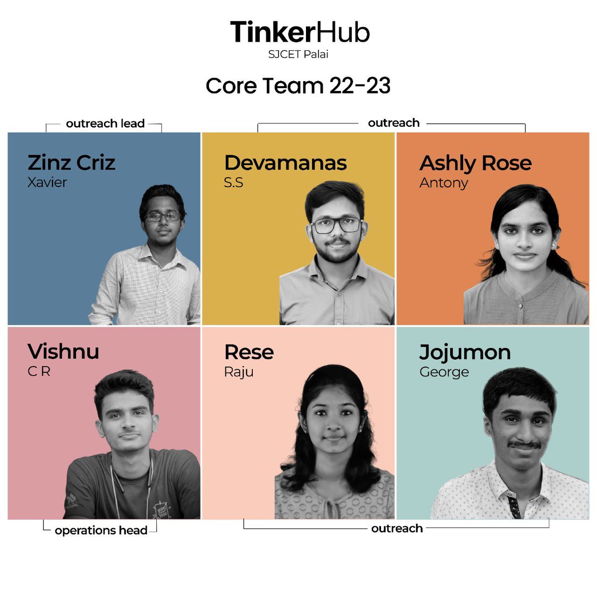 tinkerhubsjcet's tweet image. Tadaaa !! 🥳🥳🥳

It&apos;s time to introduce new peeps into the game.👬👫

Make room as TinkerHub SJCET presents to you our new  Core Team 2022-2023.

Oh Yeah !! The family just got bigger. Well, we can&apos;t wait to interact with you all. 🍻

So stay tuned for we are here. 🤩