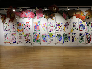 CoactiveArts's tweet image. Were you at Artwalk Wakefield? CoActive had a exhibition all about bodies and faces work that people had worked on, and here is a photo of John a member of CoActive and the 32 paintings from the bodies and faces exhibition