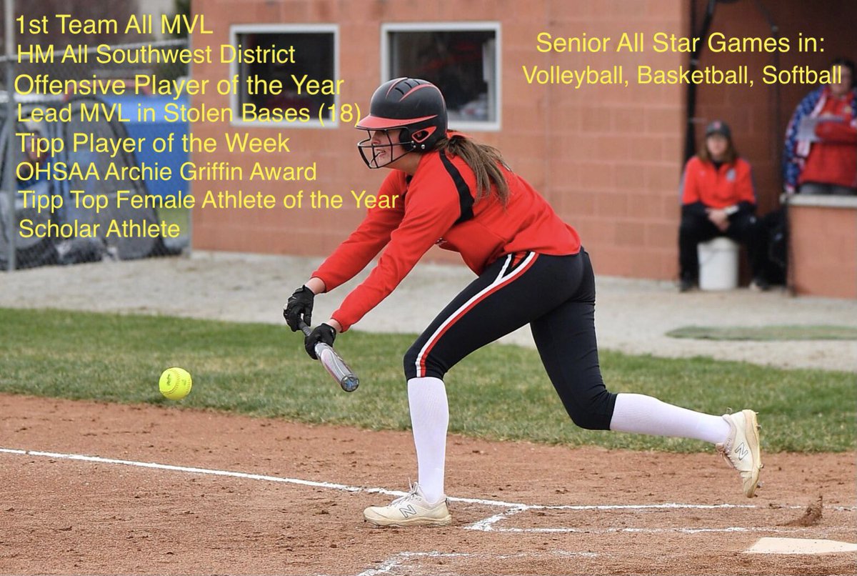 Shouting out this exceptional athlete who completed her high school career at the top of her game! Congratulations <a href="/ashleyaselage/">Ashley Aselage ✰</a> and goodluck in the Senior All-Star game on June 9!￼￼#TIPPSB #AllStar #SeniorYear #RedDevilForever