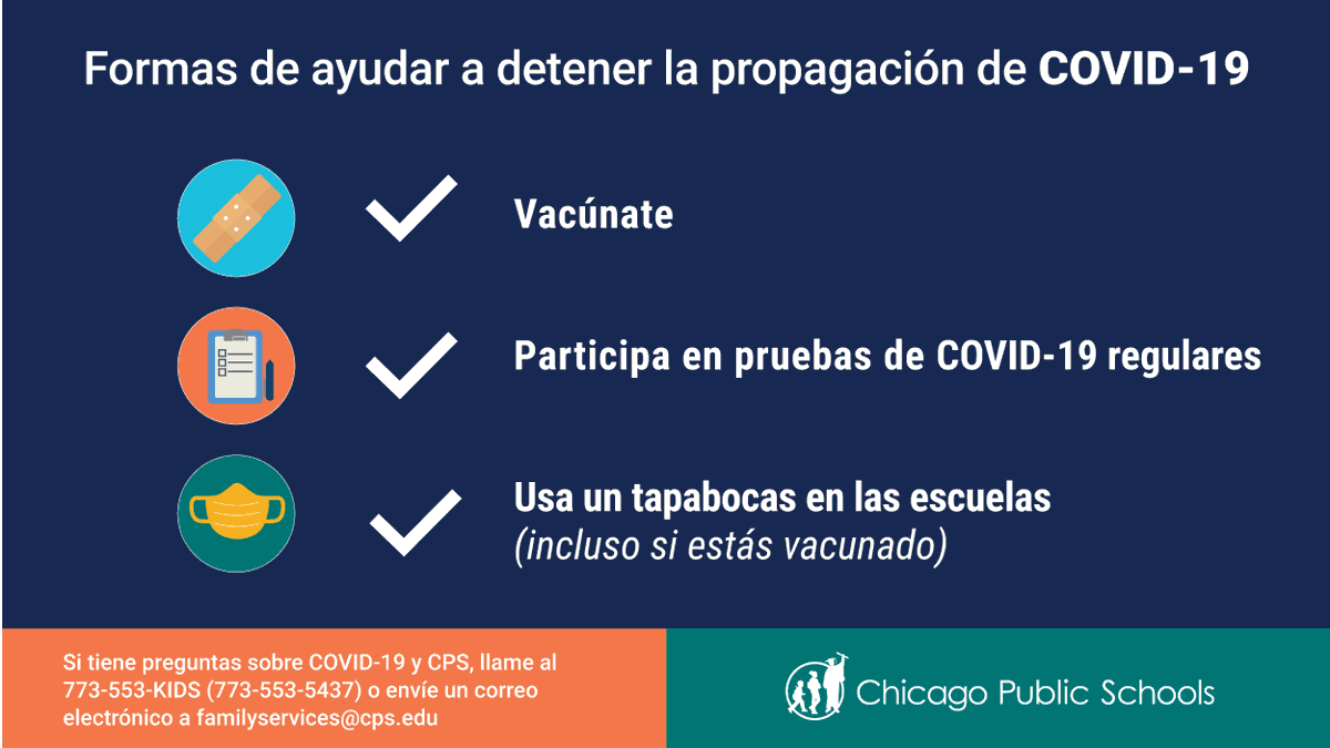 ChiPubSchools's tweet image. Chicago is now at &quot;high risk&quot; for COVID-19 transmission. We strongly encourage the use of masks in our schools, indoors, and at large gatherings. Vaccinations are safe for children ages 5 and up.

You can find information on vaccine clinics here: bit.ly/3kNvxoU.