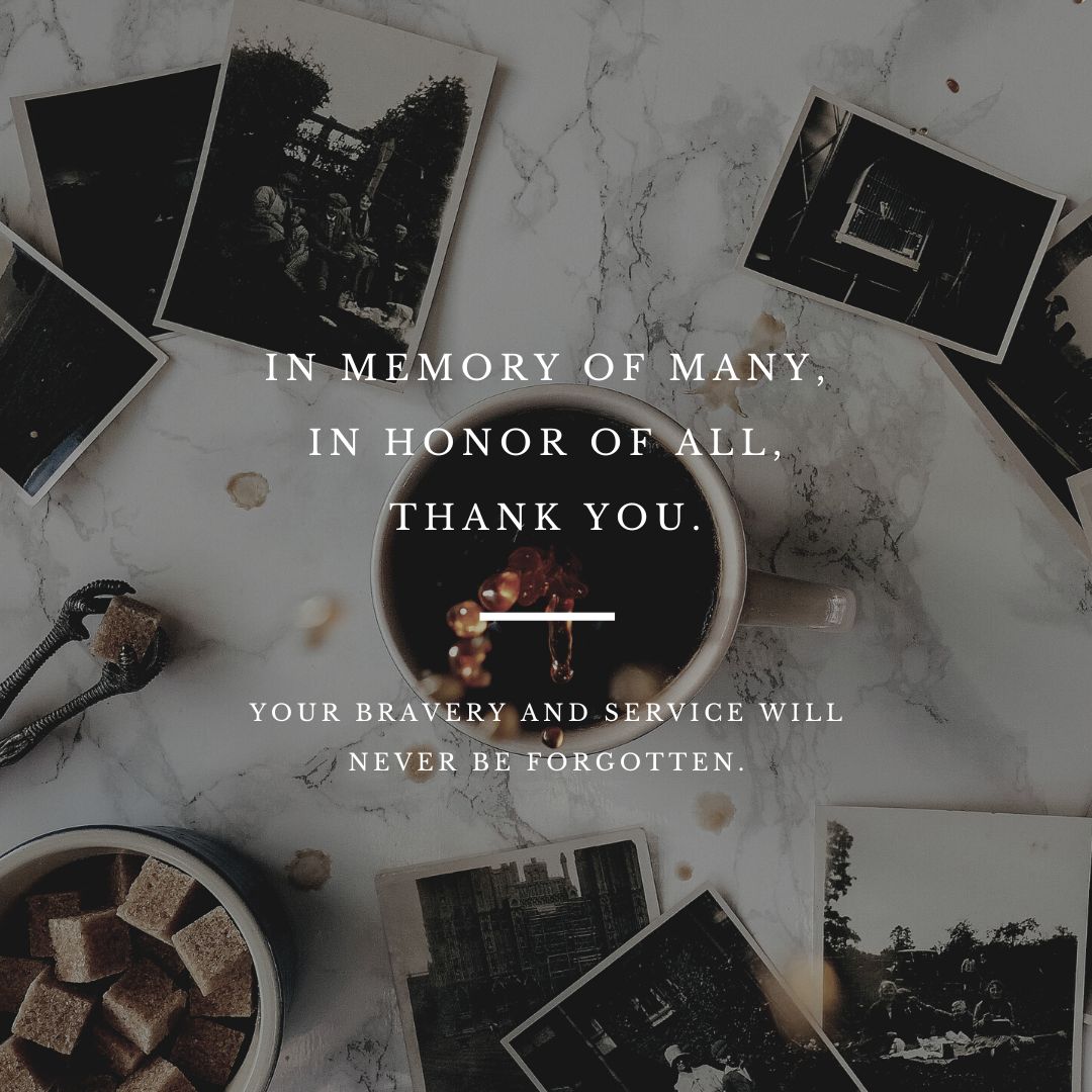 Land of the Free because of The Brave. 

Thank you.

We Salute You.

We Will Never Forget You.