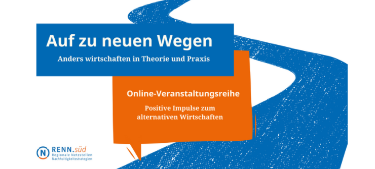 Den Auftakt unserer neuen Veranstaltungsreihe "Auf zu neuen Wegen" wird die Veranstaltung „Wege in eine gemeinwohlorientierte Wirtschaft – wie schaffen wir die große Transformation?“ mit dem Referenten Steffen Lange, IÖW machen | 06. Juli 2022 tinyurl.com/p63xdcte