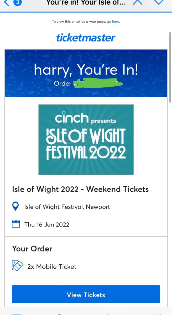 HarryWest00's tweet photo. Selling 2 Isle of Wight camping weekend tickets paid £420 asking for £300.
#iow2022 https://t.co/8YF6llJyOH