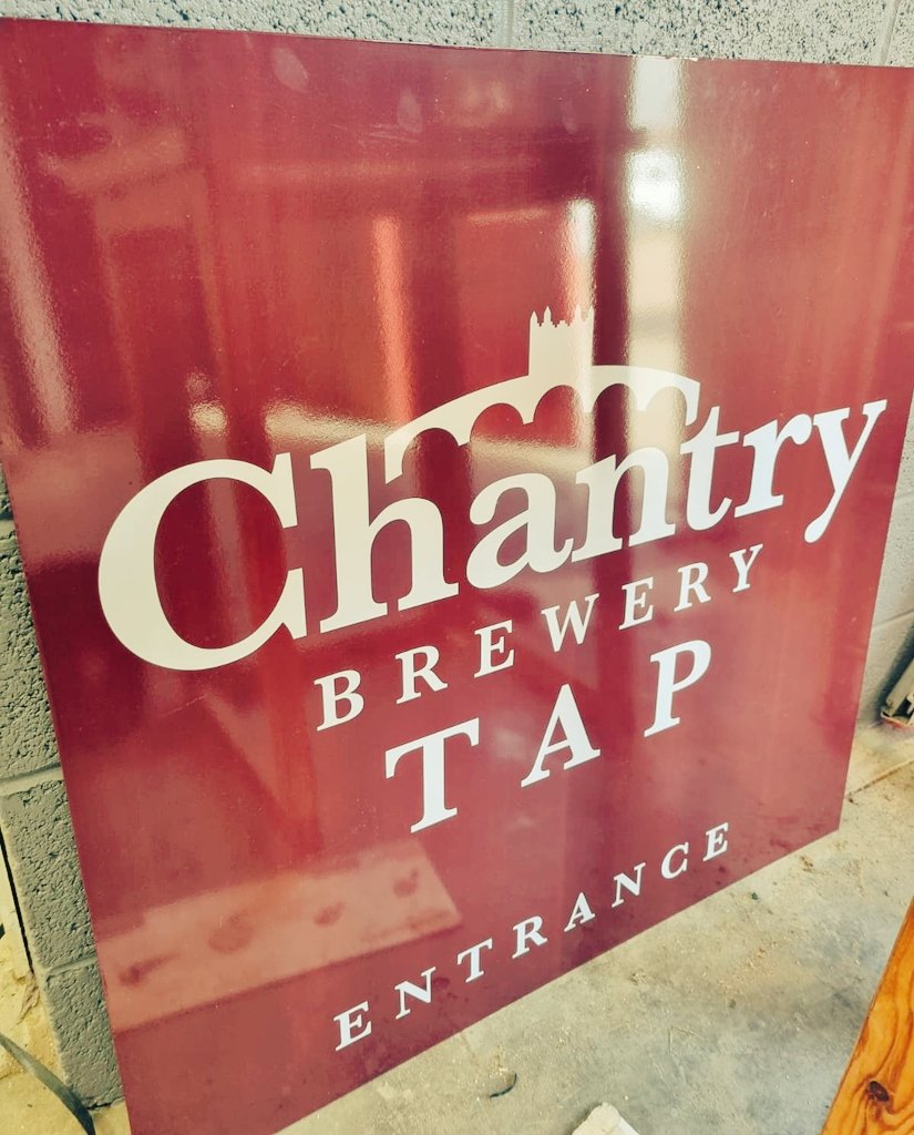 ChantryBrewery's tweet photo. Our signage for the brewery bar has arrived! 

Keep your eyes peeled, we'll be open soon 👀 https://t.co/P6pldh6q07
