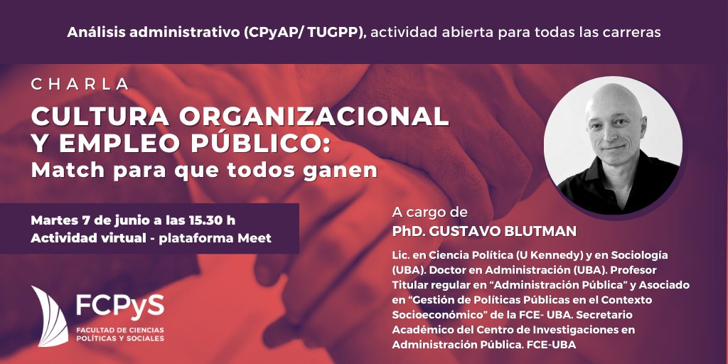 FcpysUNCuyo's tweet photo. 🟠#AgendaFCPyS
#Junio
#Charlas
#CulturaOrganizacional https://t.co/PtRAECEcAT