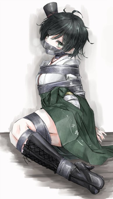 松風、テープ緊縛( 'ω' و(و"♪ 