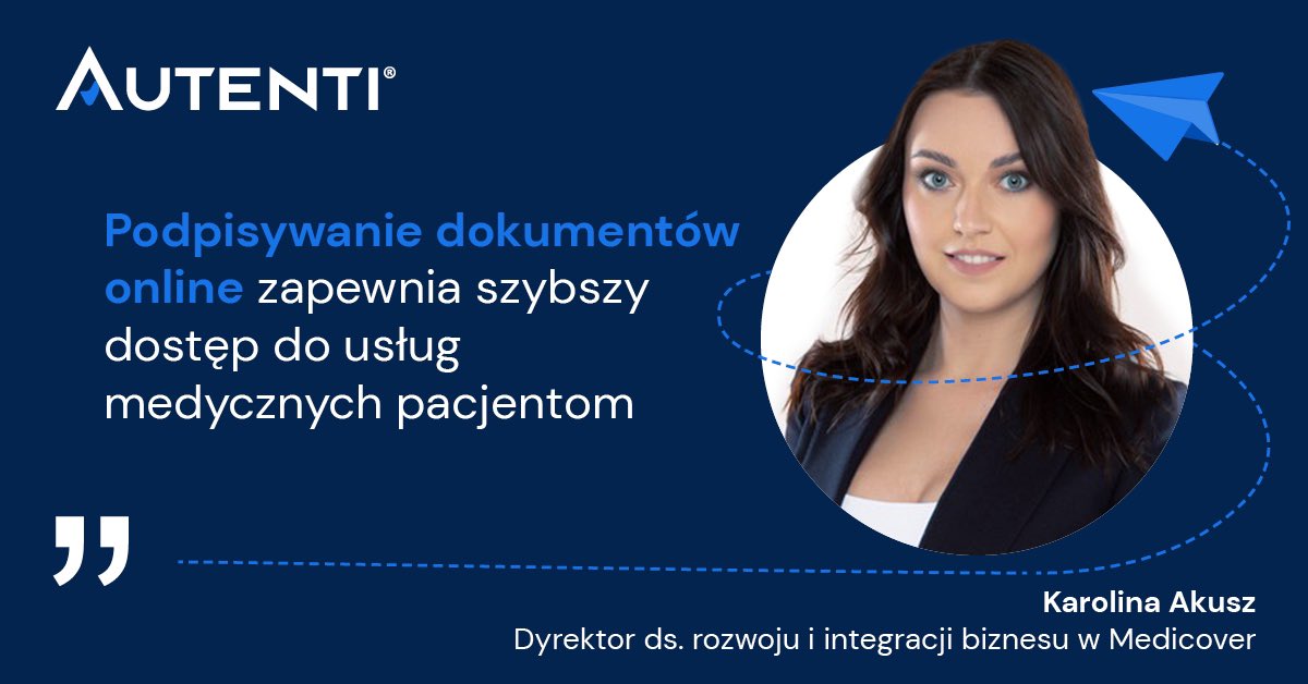 Z #Autenti podpisywanie dokumentów jest szybkie i łatwe. Cieszymy się, że doceniają to nasi partnerzy i ich klienci :)

#epodpis #podpiselektroniczny #oneclick #depapieryzuj
<a href="/MedicoverPL/">Medicover Polska</a>