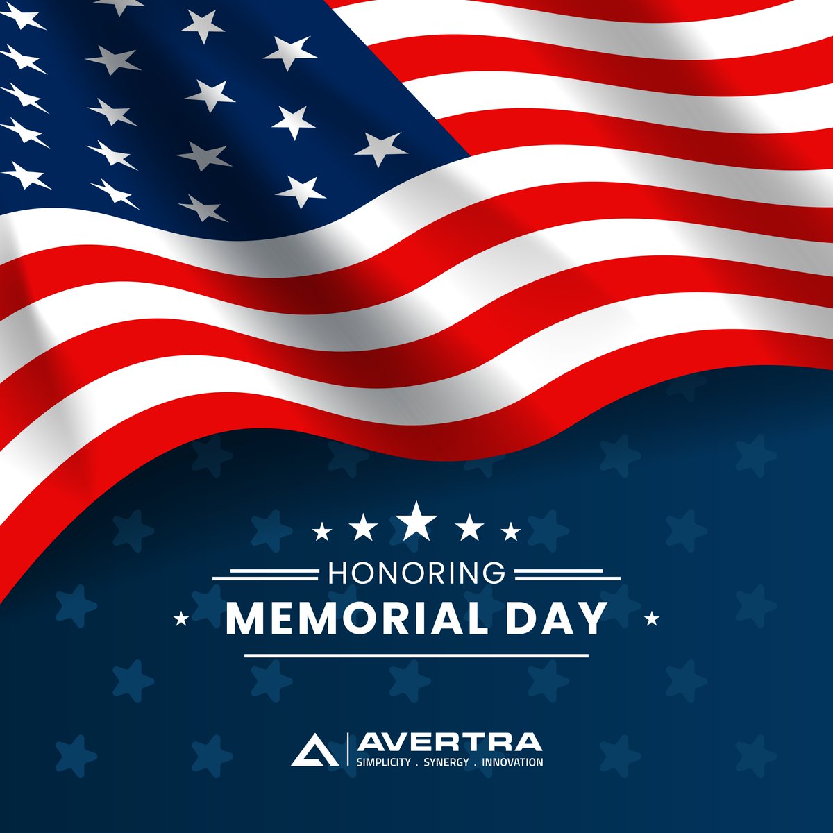 AvertraCorp's tweet photo. On this #MemorialDay, our deepest gratitude goes to the fallen heroes who made the ultimate sacrifice for their country and the people's freedom.
โLet their remembrance be as lasting as the land they honored.โ โ Daniel Webster
#MemorialDay2022 #Avertra https://t.co/fJzfTJypK4