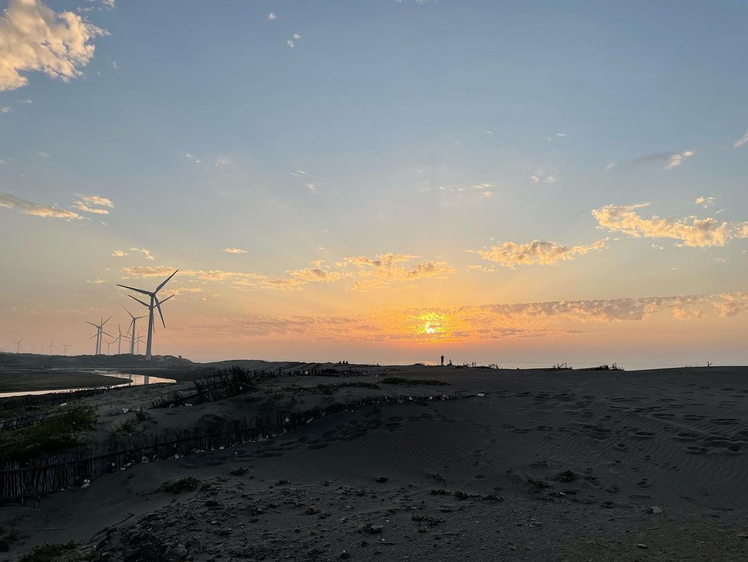 草漯沙丘的落日