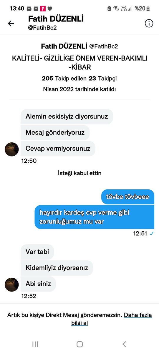 MeLekEymeN042's tweet photo. Bakın arkadaşlar ileri geri abuk subuk mesaj atmayın orada Profilde de yazdım Biz Bu alemin eskilerindeniz profilimiz açık görünüyor diye, bize istediğiniz şeyi yazma hakkınız yok  istediğiniz gibi konuşamazsınız elinizdeki klavyeden atıp tutmak kolaydır haddinizi aşmayın https://t.co/7Nh6vOXWzg