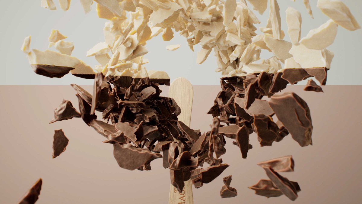 'We exploded, twisted, melted, and dripped pure #chocolate bliss all over the screen' Proper flavor behavior from @Man_vs_Machine for @MagnumIceCream thru @AlmapBBDO Watch bit.ly/3wXe0Bm #3Danimation #animation #advertising #rendering #design #designthinking #icecream