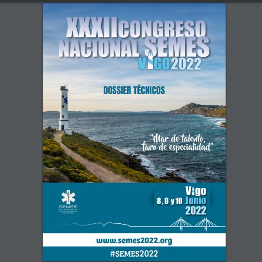 🚑Del 8 al 10 de junio de 2022 estaremos en Vigo en el XXXII Congreso Nacional de la Sociedad Española de Medicina de Urgencias y Emergencias.
Desde la sección de Técnicos hemos preparado el siguiente programa:
semes2022.org/uploads/docs/D…  #SEMES2022 <a href="/SEMES_/">SEMES</a> 

Nos vemos en #Vigo