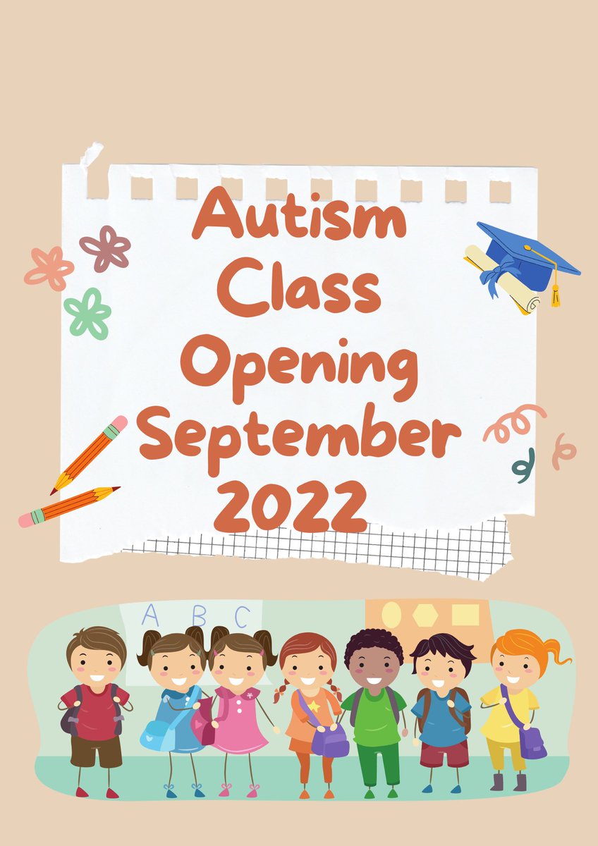 IberiusSt's tweet photo. We are delighted to announce that an Autism Class has been sanctioned to open at St Iberius NS in September 2022. Details in relation to enrolment are found on our website: https://t.co/Z581wVfrY7 https://t.co/PnZt4u7fLl