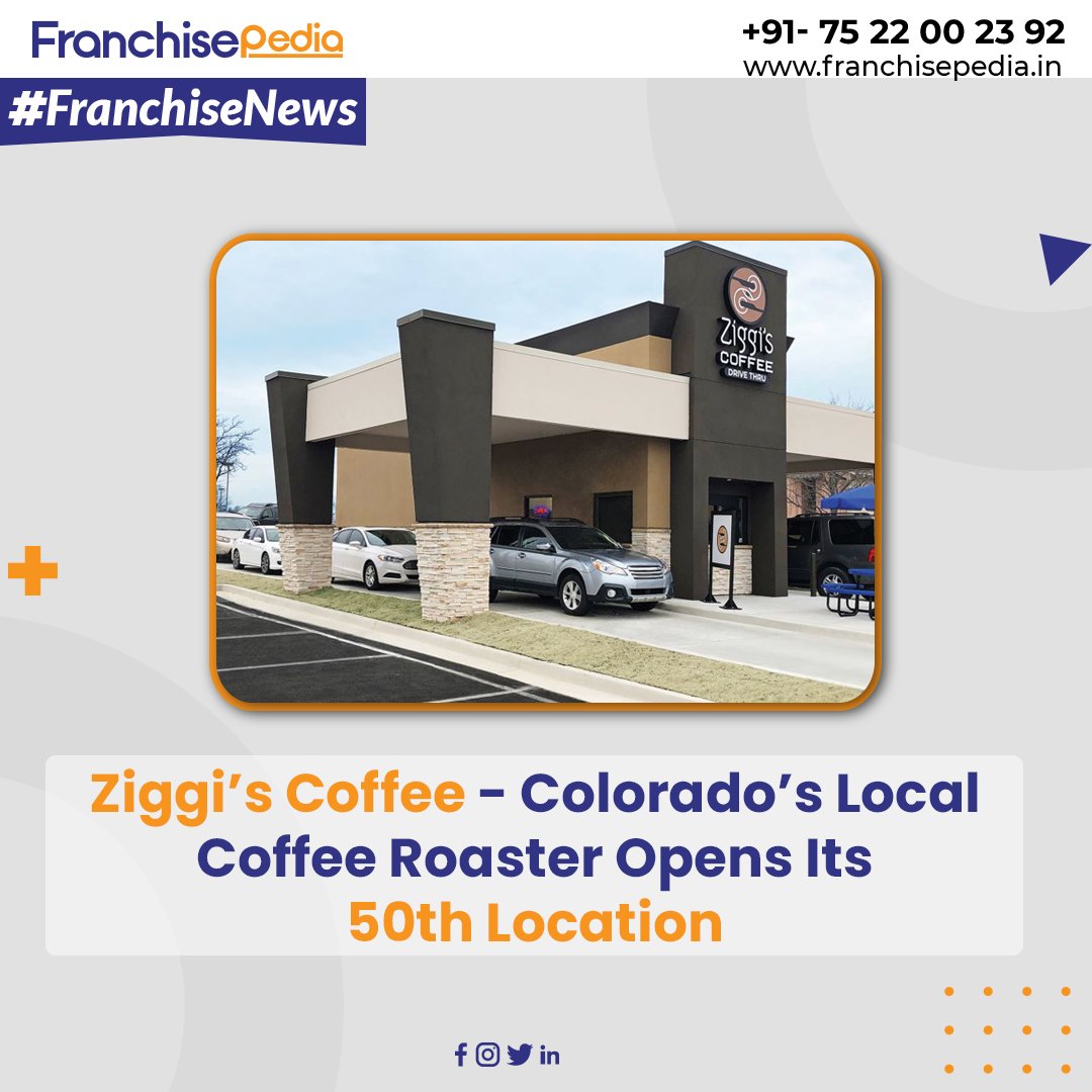 VFranchisepedia's tweet photo. Ziggi’s #Coffee opened its 50th location just six short years after embarking on its journey as a #franchise company. Opening its 50th location is a testament to the promising success that the #franchising industry offers.

Connect with us today 

#FranchiseConsultant https://t.co/UImUVKgaYT