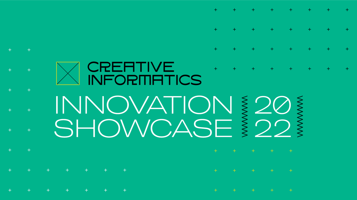 CreateInf's tweet photo. Our 2022 #CreativeInformatics Innovation Showcase is taking place on Thurs 30th June @eca_edinburgh! Book your free ticket and join us for a day of panels, presentations &amp; demos exploring innovation across the creative industries in #Edinburgh and beyond: https://t.co/LDLOKocx7p https://t.co/TGFIMQYcug