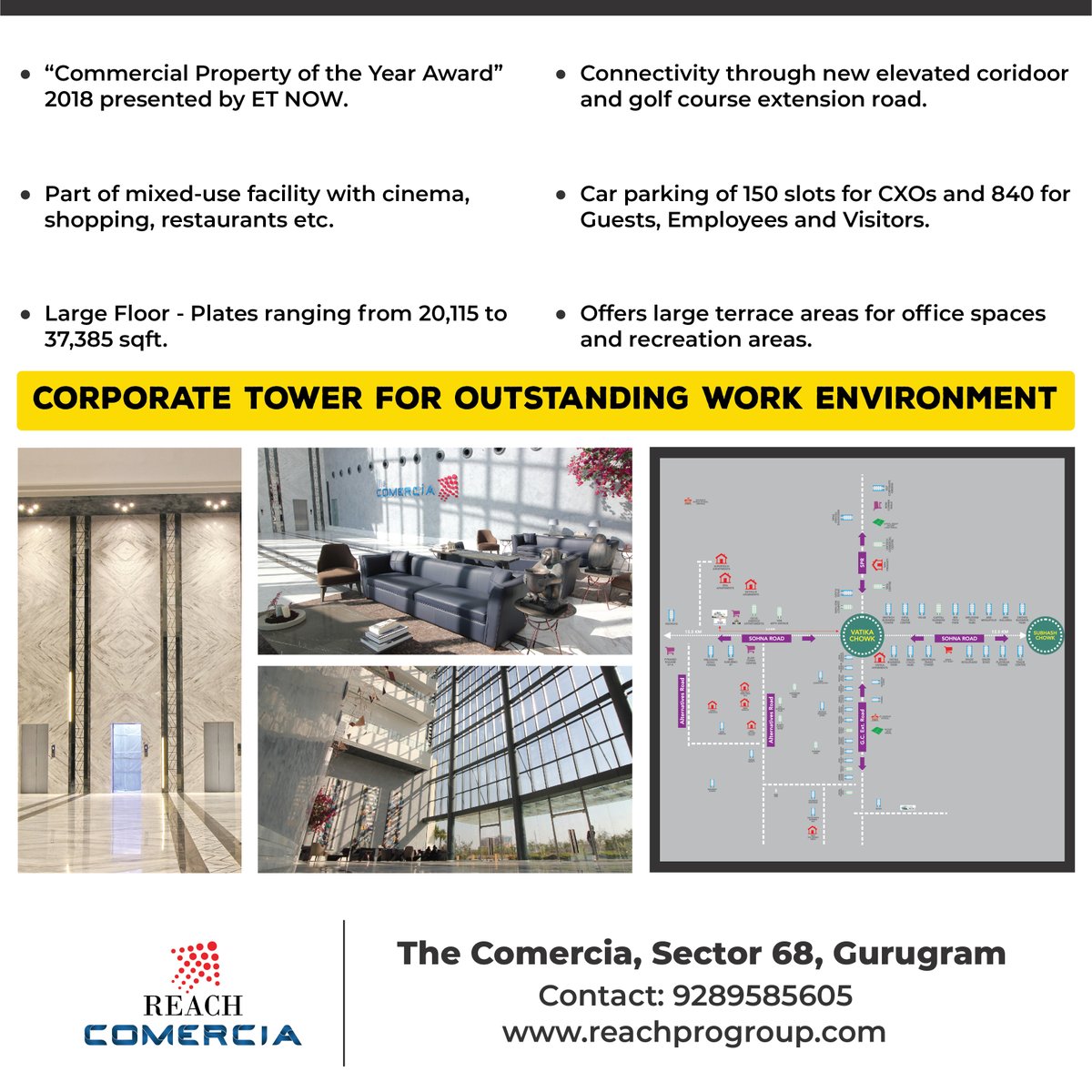 Reachprogroup's tweet photo. Comercia 'Garde-A' Office Space presented by Reach Group is available for lease.

#officespace #commercial #traders #entrepreneurs #customers #clients #reachgroup #realestate #realestatedevelopment #broker #leasing #shoppingcenter #shoppingcomplex #infrastructure  #commercial https://t.co/tYmPGYNLaM