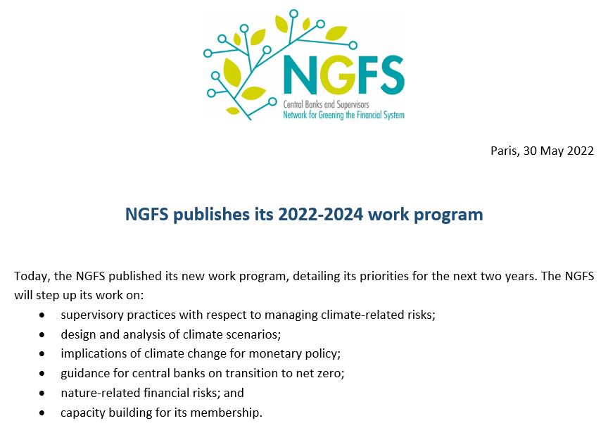 Today, the #NGFS published its new work program, detailing its priorities for the next two years. Our work is now structured along four workstreams and two task forces.

▶ Read more: ngfs.net/en/communique-…

Let's keep up the good work!

<a href="/MAS_sg/">MAS</a>