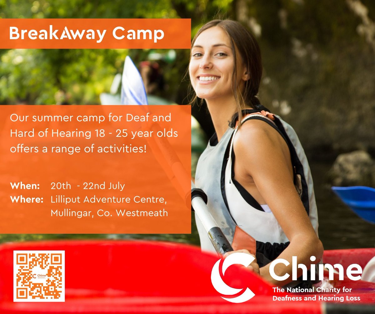 ChimeFor's tweet photo. Great news! Our Breakaway Camps are back this summer! Check out our website or get in touch for more info. https://t.co/B7dt1bx7xZ